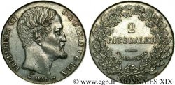 ROYAUME DU DANEMARK - FRÉDÉRIC VII 2 rigsdaler 1855 Copenhague