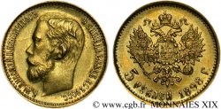 RUSSIA - NICOLAS II 5 roubles or 1898 Saint-Pétersbourg
