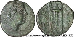 BRUTTIUM - PETELIA Hexakalkos ou trois quarts d’obole, (PB, Æ 19)