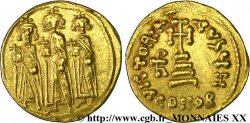 HÉRACLIUS, HÉRACLIUS CONSTANTIN et HÉRACLONAS Solidus