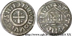 LUDWIG DER FROMME Denier à la légende chrétienne