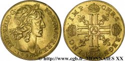 LOUIS XIII LE JUSTE Double louis d or aux huit L (effigie de Jean Warin) 1640 Paris, Monnaie du Louvre