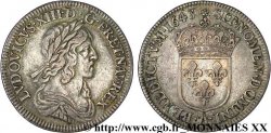 LOUIS XIII Quart d écu d argent, 3e type, 2e poinçon de Warin 1643 Paris, Monnaie de Matignon