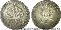 LOUIS XIV LE GRAND OU LE ROI SOLEIL Pièce de trente-quatre sols et demi aux insignes 1701 Strasbourg