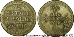 ITALIE - POIDS MONÉTAIRE Poids monétaire pour la pièce de deux pistoles d’Italie n.d.