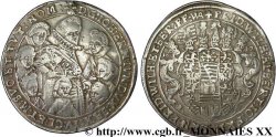 ALLEMAGNE - DUCHÉ DE SAXE-WEIMAR - JEAN-ERNEST IV ET SES SEPT FRÈRES Thaler 1617 Weimar