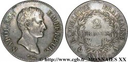 2 francs Napoléon empereur, calendrier révolutionnaire 1805 Paris F.251/12