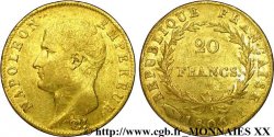 20 francs Napoléon tête nue, calendrier grégorien 1806 Limoges F.513/2
