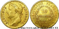 20 francs Napoléon tête laurée, République française 1808 Paris F.515/2 TTB
