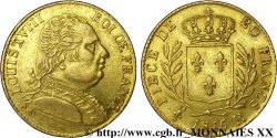 20 francs or Louis XVIII, buste habillé 1815 Londres F.518/1 TTB