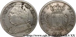 5 francs Louis XVIII, buste habillé 1815 Perpignan F.308/28 TTB