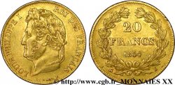 20 francs Louis-Philippe, Domard 1834 Rouen F.527/8