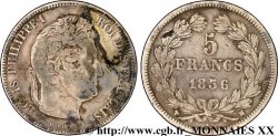 5 francs, IIe type Domard 1836 Marseille F.324/59