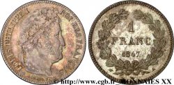 1 franc Louis-Philippe, couronne de chêne 1847 Paris F.210/110