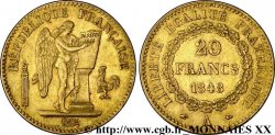 20 francs or Génie, IIe République 1848 Paris F.528/1 TTB