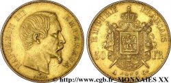 50 francs or Napoléon III, tête nue 1856 Paris F.547/3