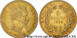 5 francs or Napoléon III tête nue, grand module 1858 Paris F.501/5