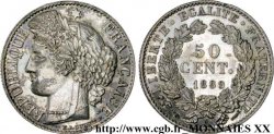 50 centimes Cérès Troisième République 1889 Paris F.189/14 SPL