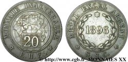 Essai au module de 20 francs 1896  VG.4269  TTB