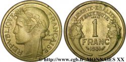 Essai - piéfort de 1 franc Morlon 1931 Paris F.219/1P