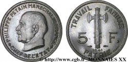 Essai de 5 francs Pétain 1941 Paris F.338/1