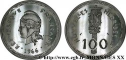 NOUVELLES-HÉBRIDES Essai 100 francs argent 1966 Paris