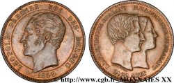 BELGIQUE - ROYAUME DE BELGIQUE - LÉOPOLD Ier 10 Centimes Mariage du Duc et de la Duchesse de Brabant 1853 Bruxelles