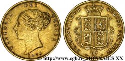 GRANDE BRETAGNE - VICTORIA Demi-souverain, (half sovereign), coin 45 1876 Londres