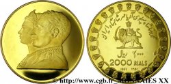 IRAN - MOHAMMAD RIZA PAHLAVI SHAH 2000 rials Or, 2500e anniversaire de l’Empire Perse 1971 Téhéran