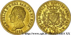 ITALIE - ROYAUME DE SARDAIGNE - CHARLES-FÉLIX 20 lires or 1828 Turin