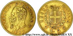 ITALIEN - ITALIEN KÖNIGREICH - VIKTOR EMANUEL II. 5 lires or 1863 Turin