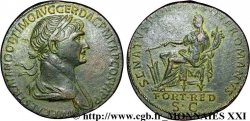 TRAJAN Sesterce, (GB, Æ 33) TTB+