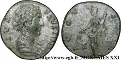 FAUSTINA MAGGIORE Dupondius, (MB, Æ 26) XF