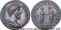LUCIUS VÉRUS Sesterce, (GB, Æ 35) SUP