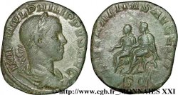 PHILIPPE II Sesterce, (GB, Æ 29) TTB+