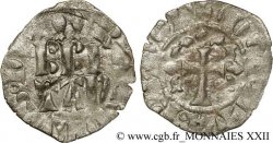 BRETAGNE - DUCHÉ DE BRETAGNE - CHARLES DE BLOIS Double denier TB+/TB