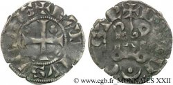 CHÂTEAUDUN - VICOMTÉ DE CHÂTEAUDUN - RAOUL DE CLERMONT Denier tournois