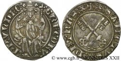 COMTAT-VENAISSIN - GRÉGOIRE XI (Pierre Roger de Beaufort) Gros ou carlin TTB+/TTB