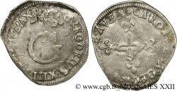 CONTADO VENASSINO - AVIGNONE - GRÉGOIRE XIII (Hugues Compagnagni) Double sol parisis ou six blancs