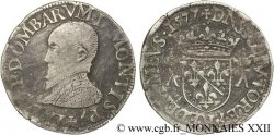 DOMBES - PRINCIPAUTÉ DE DOMBES - LOUIS II DE MONTPENSIER Teston TB+