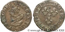 DOMBES - PRINCIPAUTÉ DE DOMBES - MARIE DE BOURBON-MONTPENSIER Double tournois