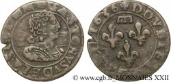 DOMBES - PRINCIPAUTÉ DE DOMBES - GASTON D ORLÉANS Double tournois, type 12