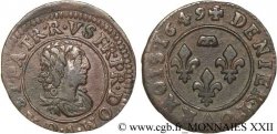 DOMBES - PRINCIPAUTÉ DE DOMBES - GASTON D ORLÉANS Denier tournois, type 7