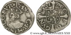 COUNTY OF BURGUNDY - PHILIPPE II OF SPAIN Petit blanc ou demi-carolus