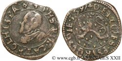 FRANCHE-COMTÉ - COMTÉ DE BOURGOGNE - PHILIPPE II D ESPAGNE Double denier TB+/TTB