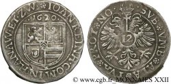 ALSACE - COMTÉ DE HANAU-LICHTENBERG - JEAN-RENÉ Ier Demi-teston ou pièce de 12 kreuzers TTB