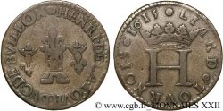 ARDENNES - PRINCIPALITY OF SEDAN - HENRI DE LA TOUR D AUVERGNE Liard tournois, type 1 (légende française)