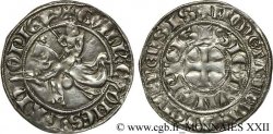 HAINAUT - COMTÉ DE HAINAUT - GUILLAUME Ier Demi-gros au cavalier ou baudequin