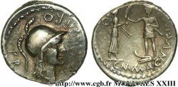 POMPÉE LE JEUNE Denier TTB+/TTB