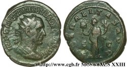 TRAJAN DÈCE Dupondius, (MB, Æ 28) TTB